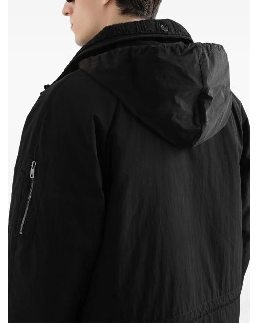 Cazadora De Nailon Con Capucha Dolce & Gabbana de hombre de color Black
