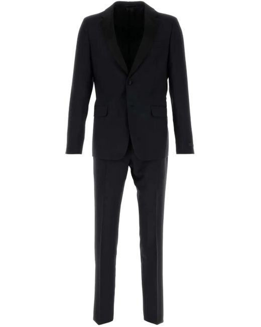 Prada Black Single-Breasted Suit for men