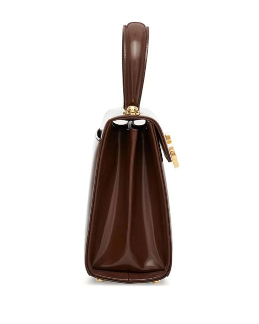 Ferragamo Brown Iconic Top Handle (s)