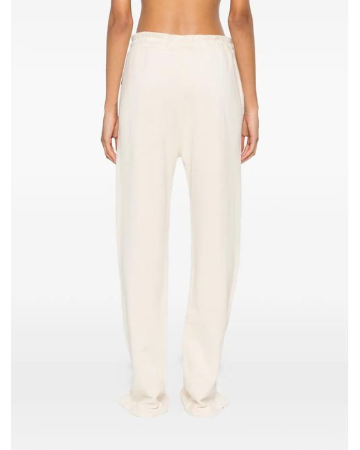 Just Cavalli White Zip-Detail Drawstring Track Pants