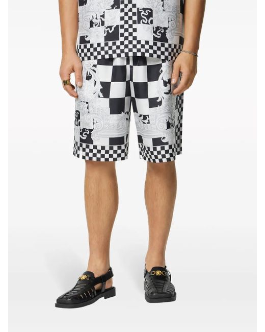 Versace White Shorts for men
