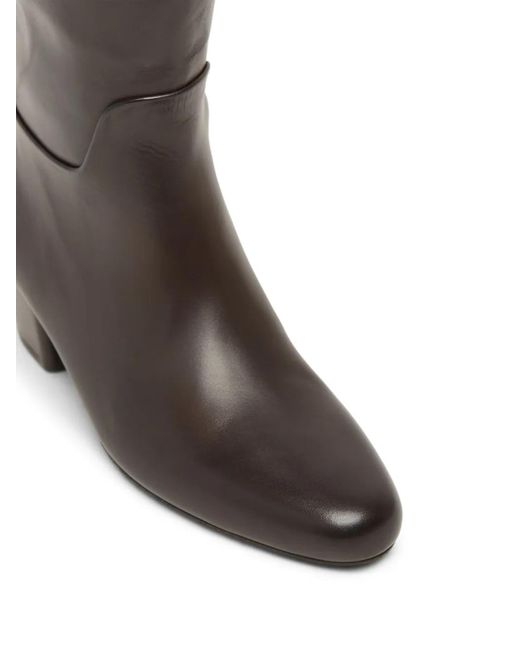 Marsèll Brown Goccio Knee-Length Leather Boots
