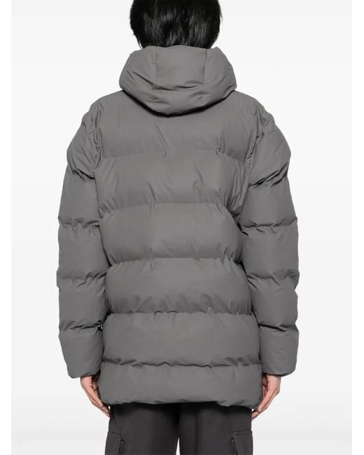 Rains Jack Met Logopatch in het Gray voor heren