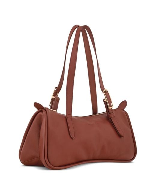 Longchamp Brown Looong L Shoulder Bag
