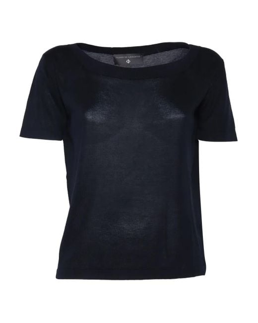 FILIPPO DE LAURENTIIS ラウンドネック Tシャツ Black