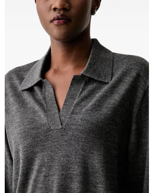 Marc O' Polo Black Polo-Collar Sweater