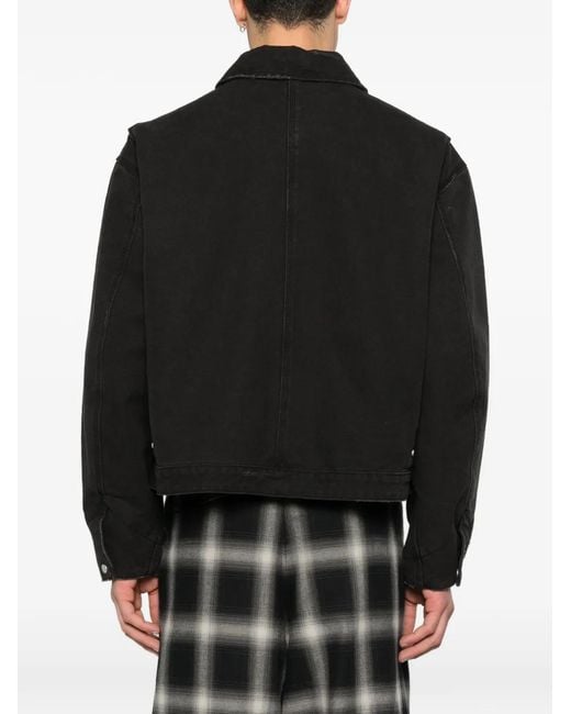 Chaqueta Worker De Manga Larga Represent de hombre de color Black