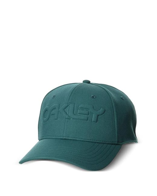 Oakley Green Six-Panel Embossed Cap for men
