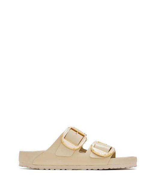 Birkenstock White Sandales Arizona À Boucle