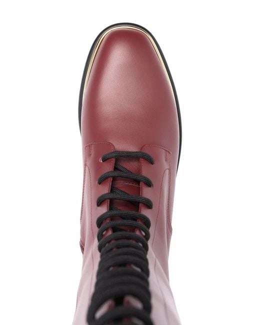 Bally Red Florissa Knee-length Boots