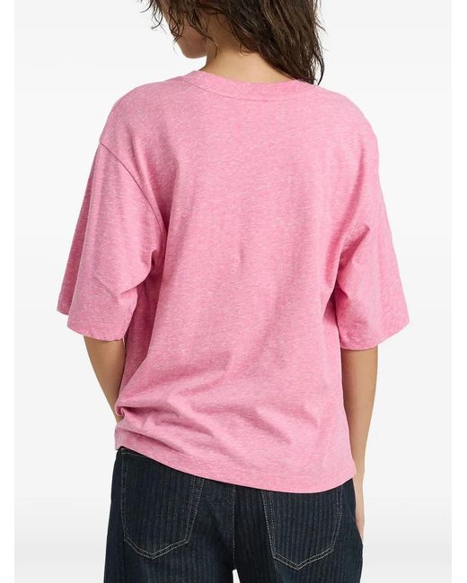 Closed Pink Logo-Print T-Shirt