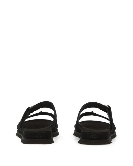 Ugg Black Goldengaze Touch-Strap Sandals