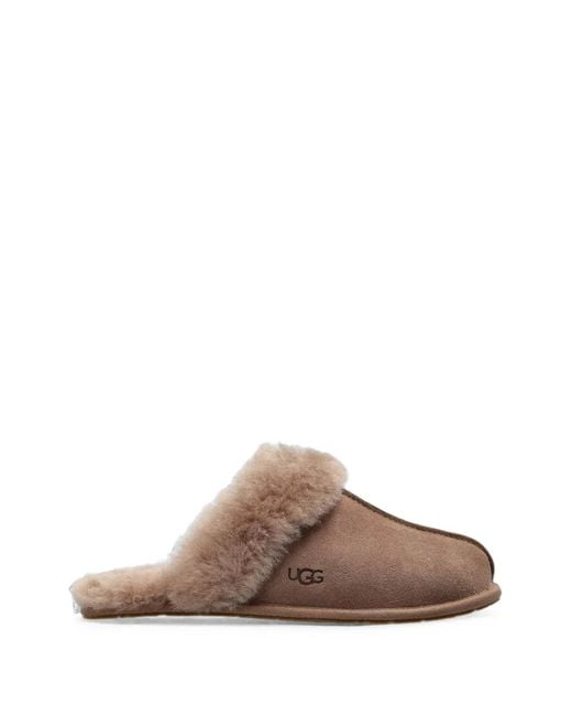 Ugg Brown Scuffette Ii Suede Slides