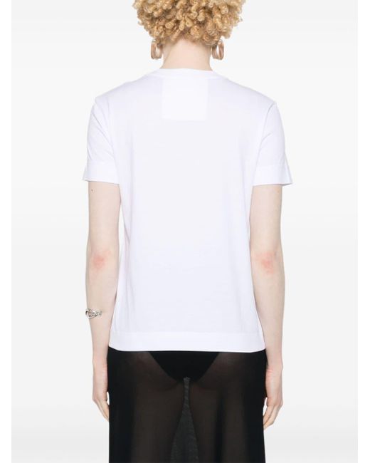 Givenchy White T-Shirt mit 4G-Motiv