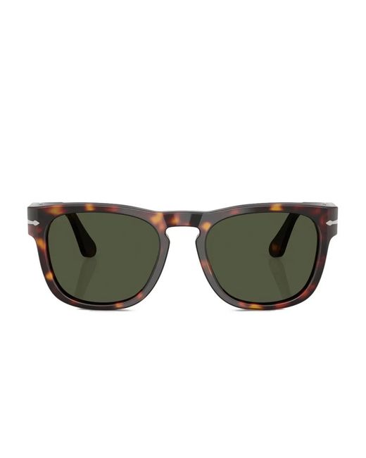 Persol Green Square-Frame Sunglasses