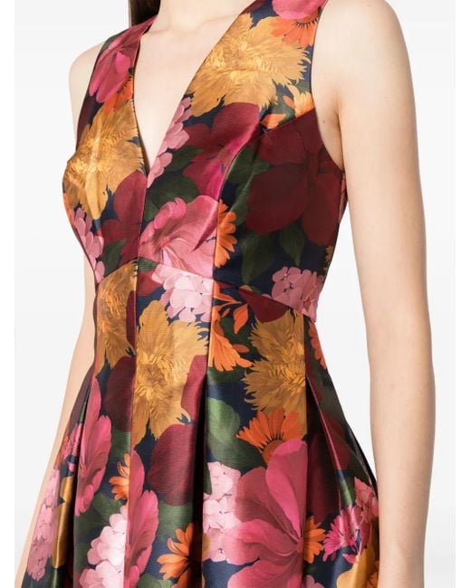 Sachin & Babi Red Brooke Gown