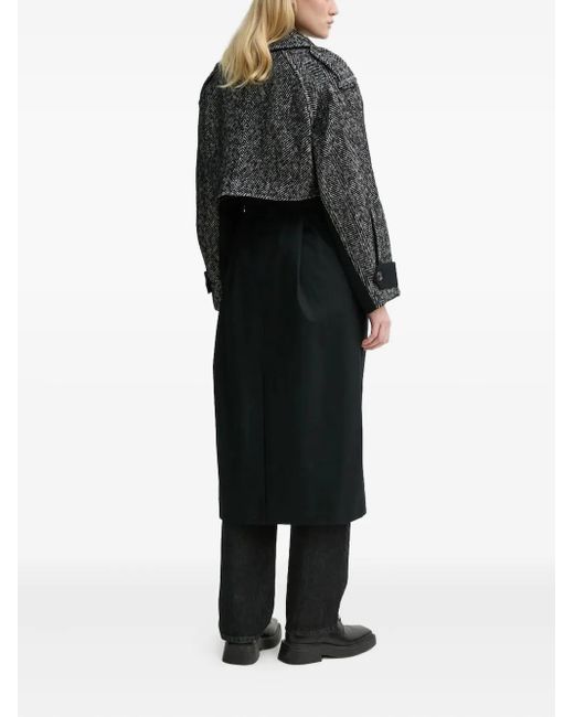 Ba&sh Black Dinara Trench Coat