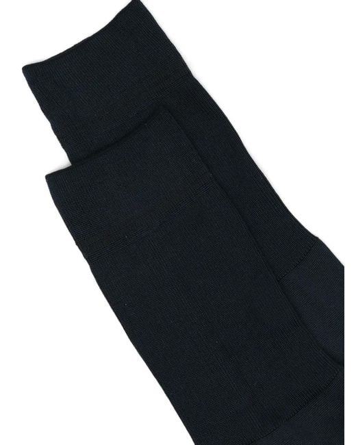 Zegna Black Knee Socks for men