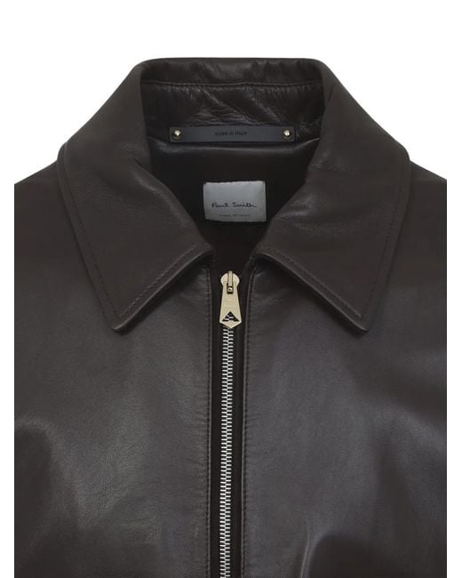 Paul Smith Leren Jack in het Black voor heren