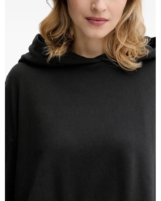 Pinko Top Met Capuchon En Uitgesneden Details in het Black