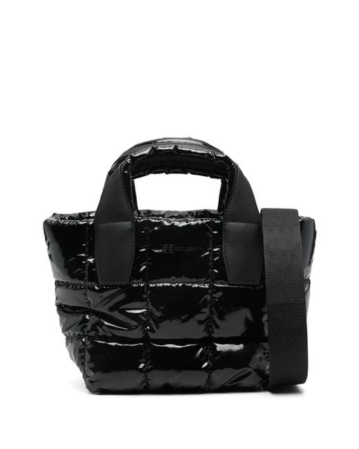 VEE COLLECTIVE Black Mini Porter Tote Bag