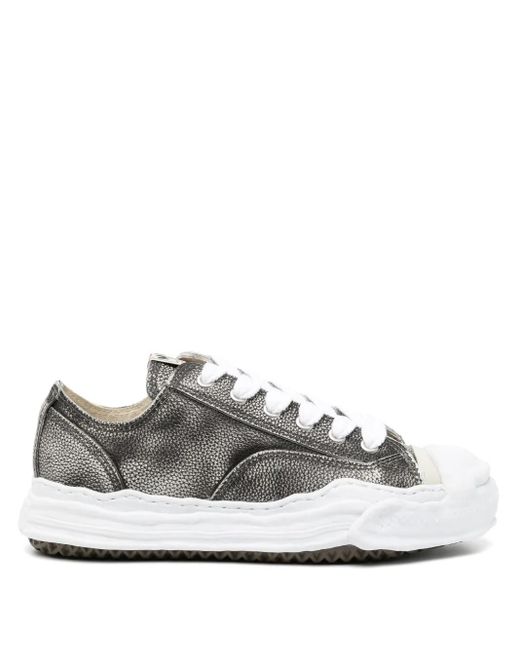 Maison Mihara Yasuhiro White Hank Leather Sneakers for men