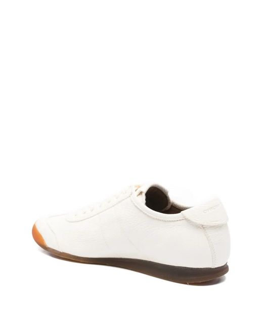 Officine Creative White Round Toe Sneakers for men