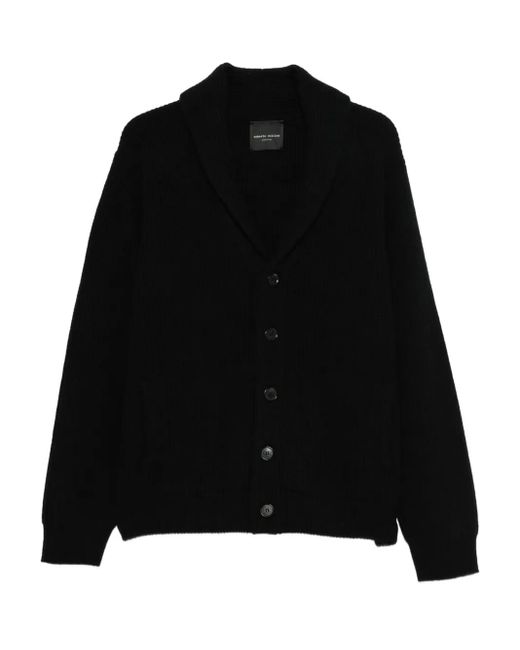 Cardigan Homme ROBERTO COLLINA - Noir - Neuf Avec étiquettes (réf. 719117C184019)