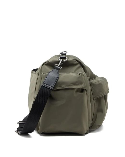 DIESEL Gray Multi-Pocket Duffel Bag