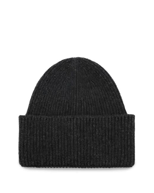 Destin Gerippte Beanie in Black für Herren