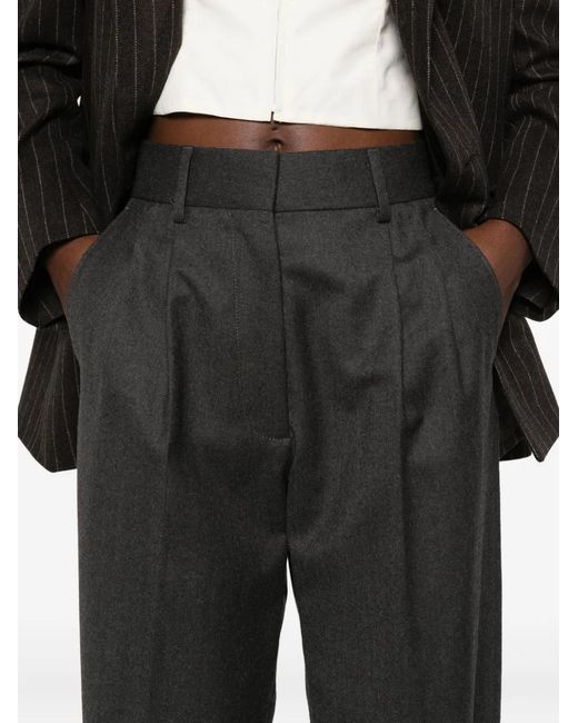 Blazé Milano Gray Virgin Wool Trousers