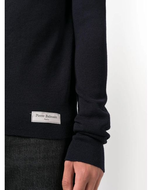 Balmain Blue Knitwear for men