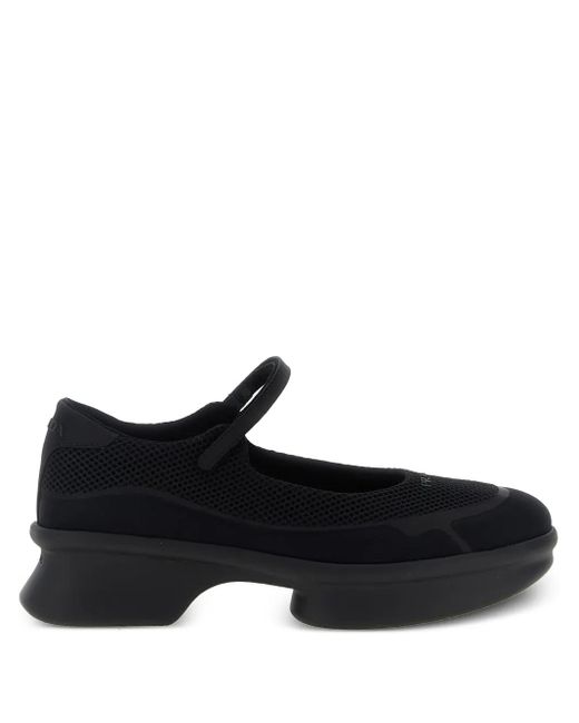 Prada Black Ballerinas aus Mesh