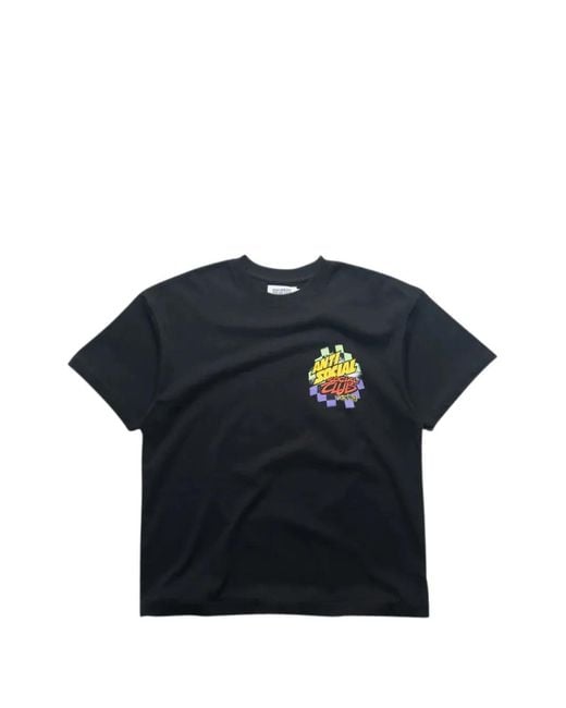 ANTI SOCIAL SOCIAL CLUB Blue Arctic Snowmobile T-Shirt for men