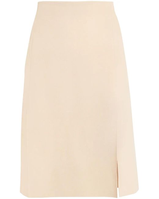 Stella McCartney Rok Met Split in het Natural