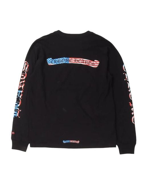 Chrome Hearts Black X Matty Boy America Long-Sleeve T-Shirt for men