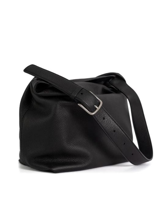 The Row Black Isa Schultertasche