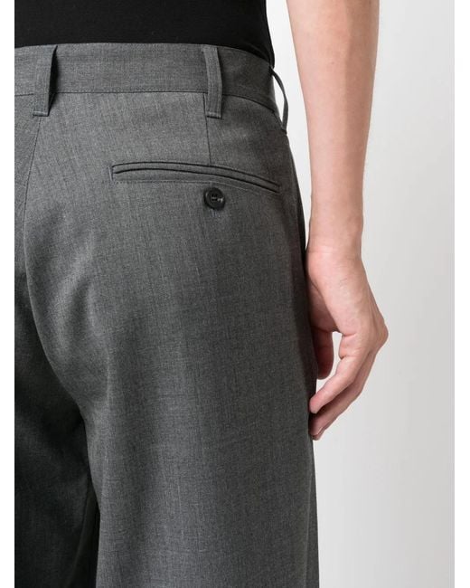 sunflower Gray Tailored Straight-Leg Trousers for men