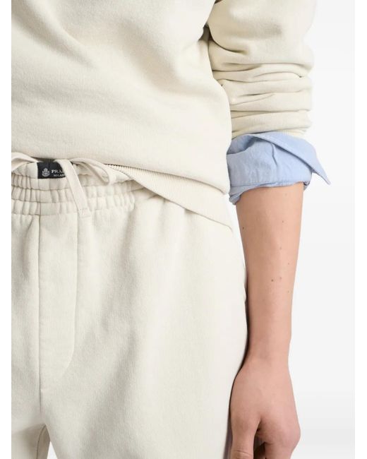 Bermudas De Algodón Prada de hombre de color White