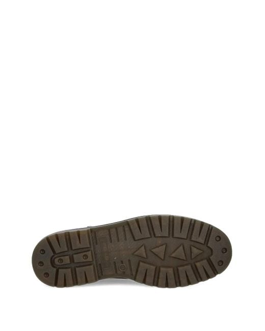 Vagabond Brown Jay Leather Lace-Up Shoes for men