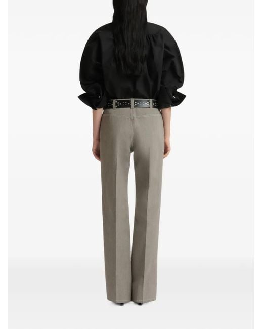 Marni Gray Wool Pants With Pocket