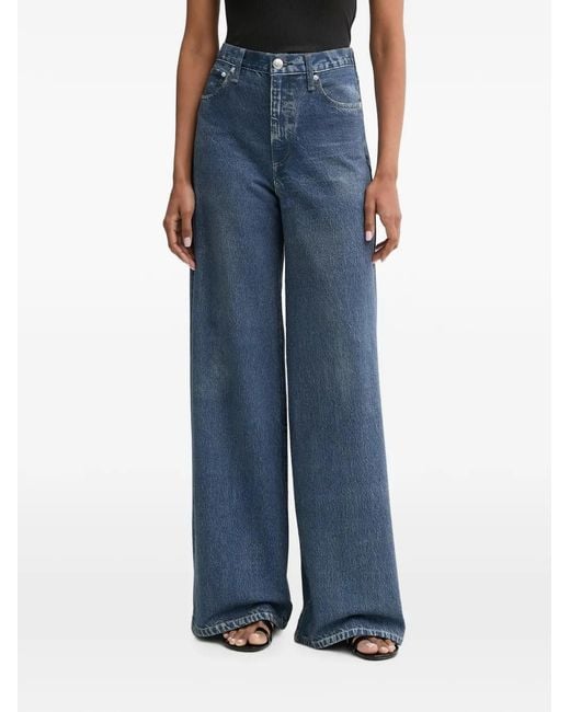 Rag & Bone High Waist Jeans in het Blue