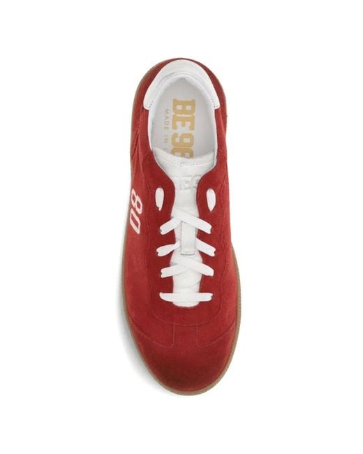 Be980 Harvard 1 Logo-Embroidered Suede Sneakers