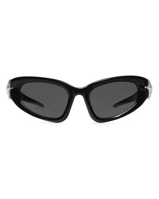 Gentle Monster Black Paso goggle-style Frame Sunglasses