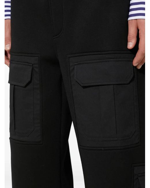 Neil Barrett Black Cargo-Pocket Trousers for men