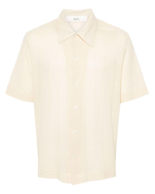 Séfr Besticktes Suneham Hemd in White für Herren