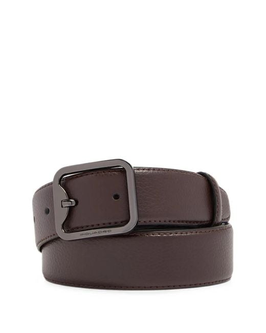Piquadro Brown Buckle-Fastening Belt for men