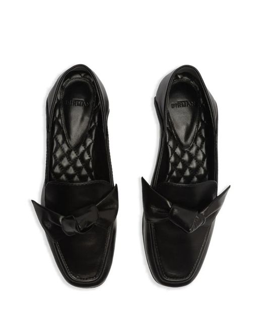 Alexandre Birman Black Clarita Leather Loafers