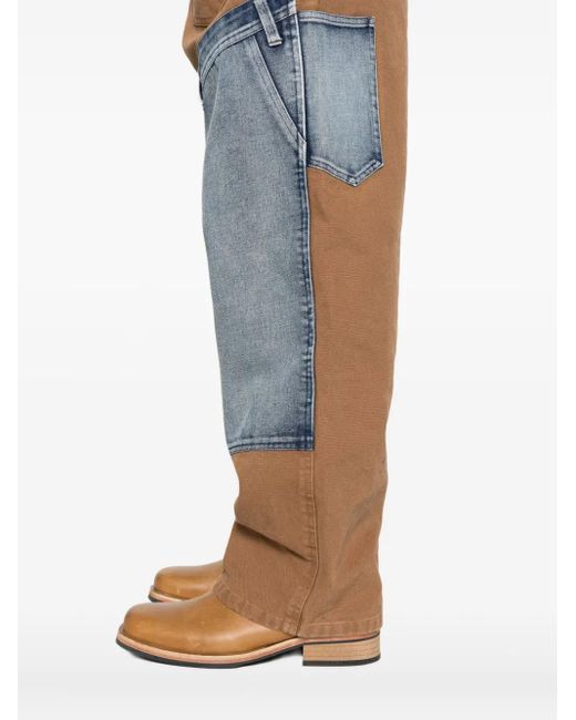 Vaqueros con paneles de patchwork ANDERSSON BELL de color Blue