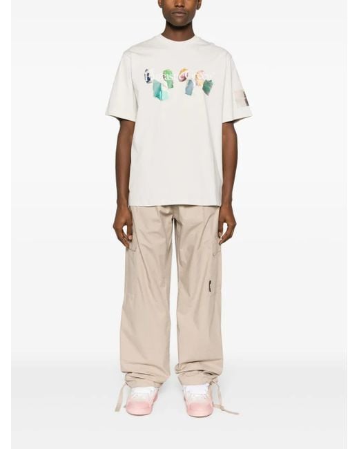 MSGM Natural Cargo Pants Clothing for men